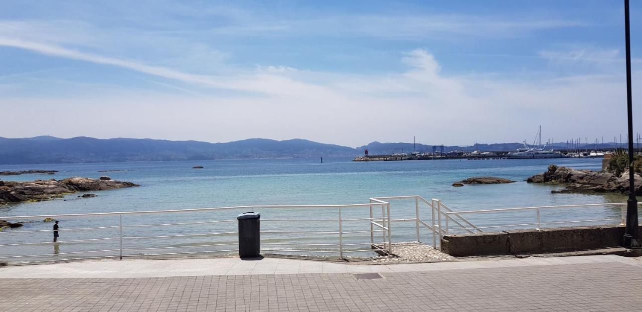Piso Exterior A Escasos Metros De La Playa Panadeira Con Plaza De Garaje Apartment Sanxenxo Exterior foto