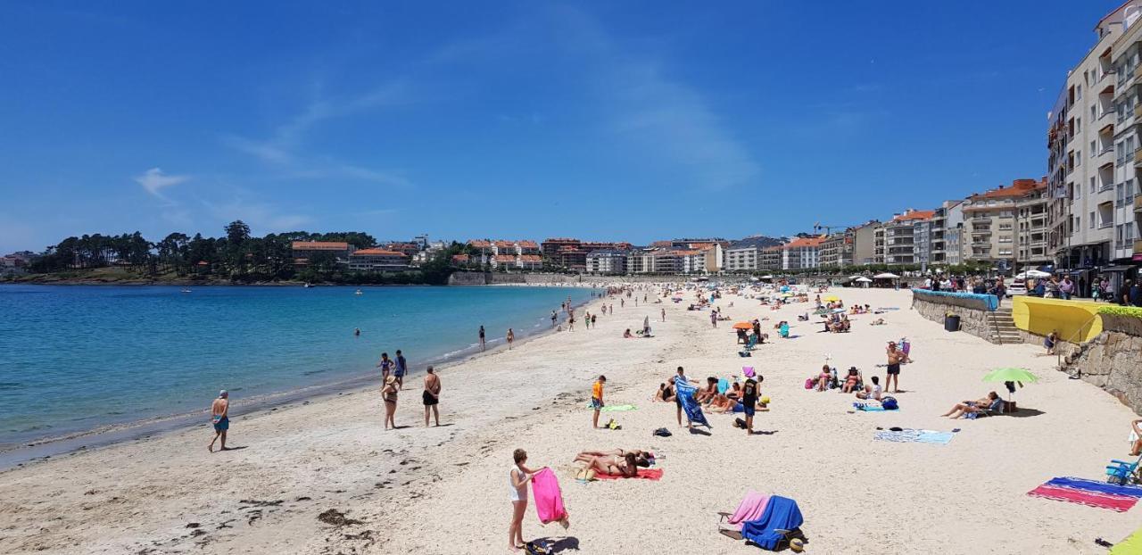 Piso Exterior A Escasos Metros De La Playa Panadeira Con Plaza De Garaje Apartment Sanxenxo Exterior foto
